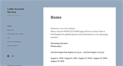 Desktop Screenshot of liebeauctionservice.com
